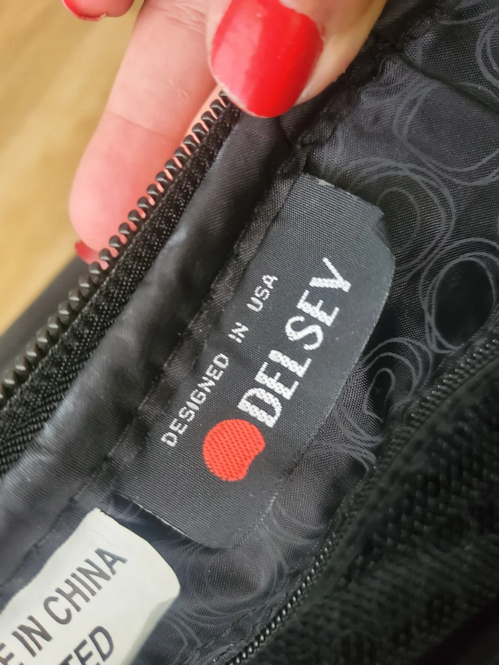 Delsey Black Laptop Briefcase for Men with Top Handles